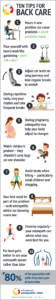 INFOGRAPHIC - ten tips for back care