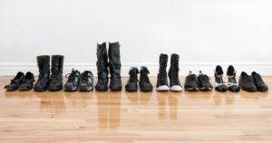 photo of various shoes footwear for health blog