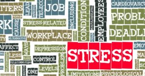 how stress affects your bosy and wellbeing word cloud graphic egoc